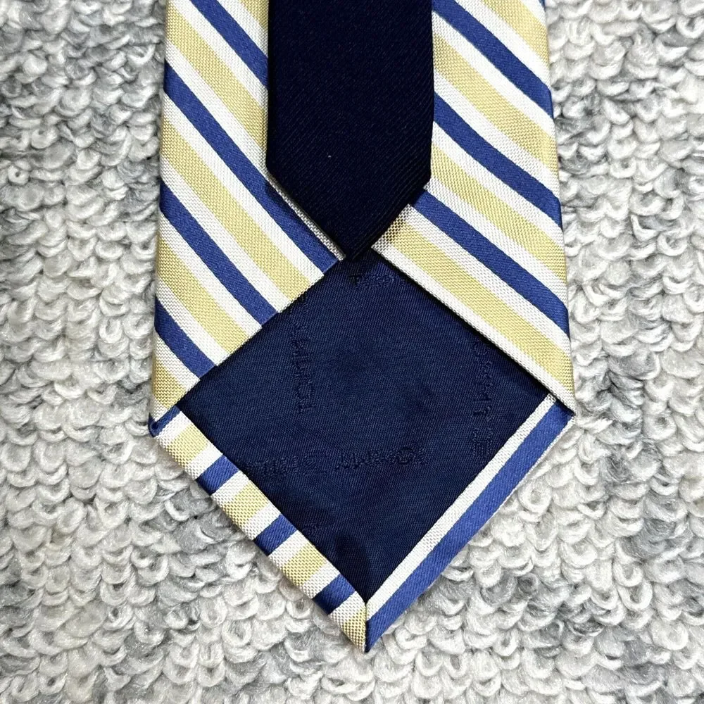 Tommy Hilfiger Men's‎ One Size Blue Green Classic Diagonal Striped Tie 3.5